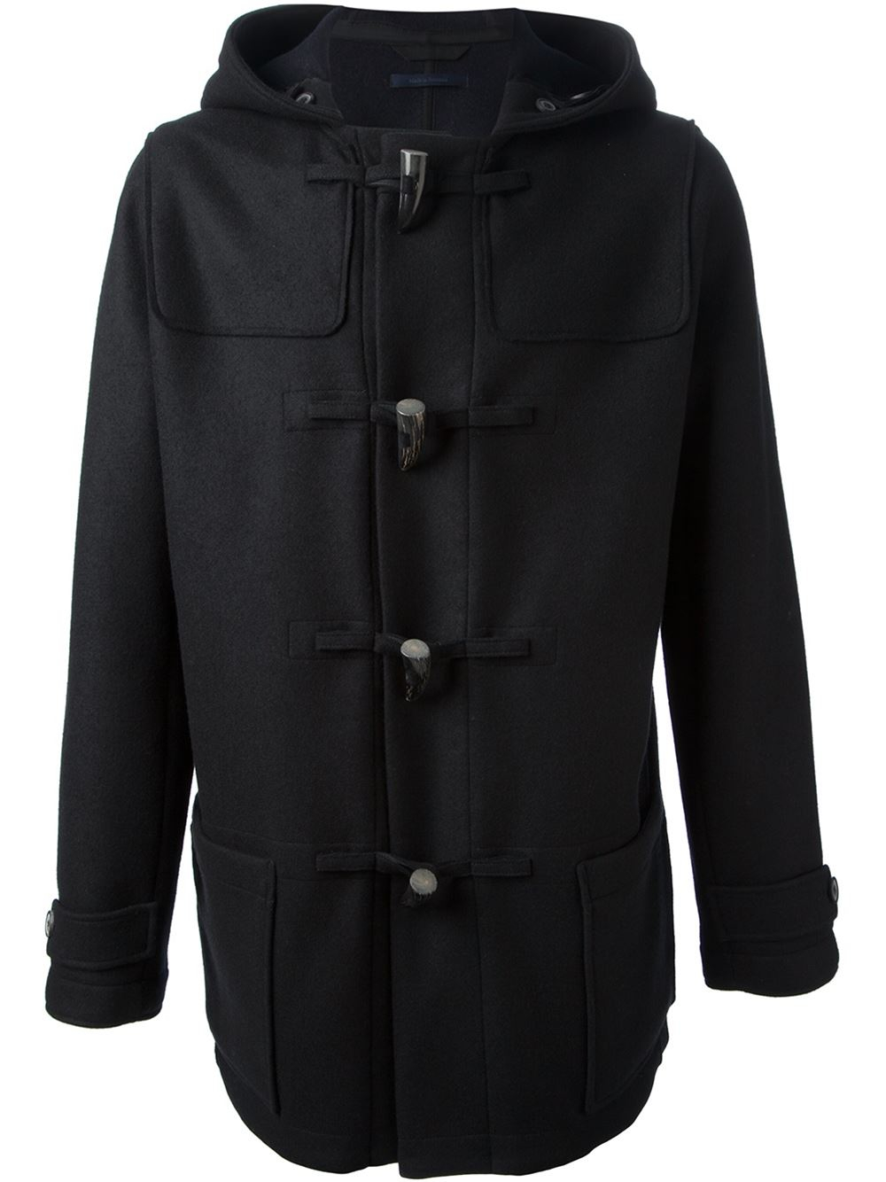 Lyst - Lanvin Toggle Fastening Jacket in Black for Men