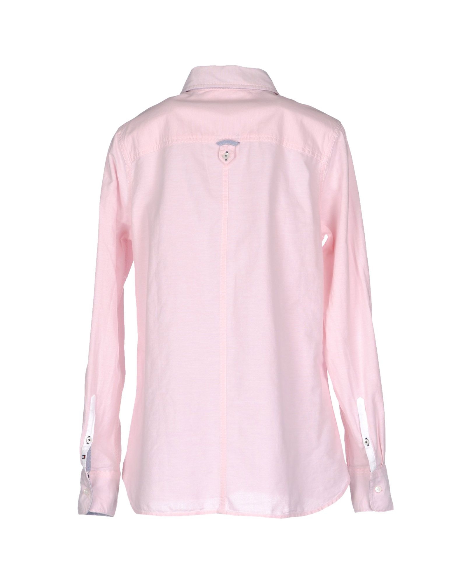Tommy hilfiger Long Sleeve Shirt in Pink | Lyst