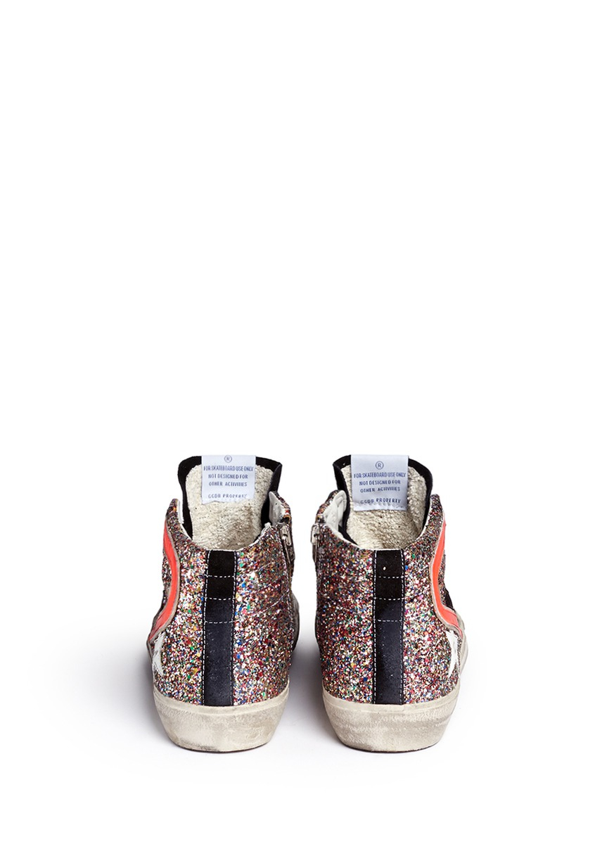 golden goose multi glitter