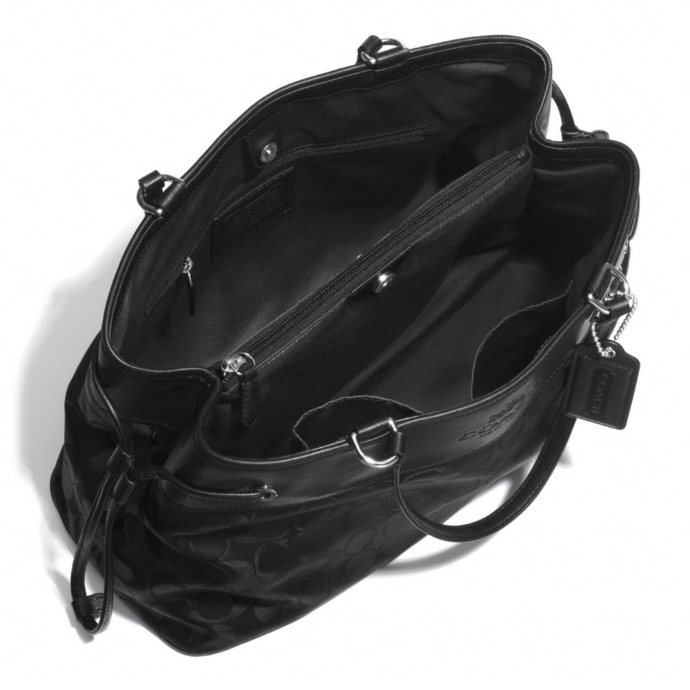 coach drawstring carryall