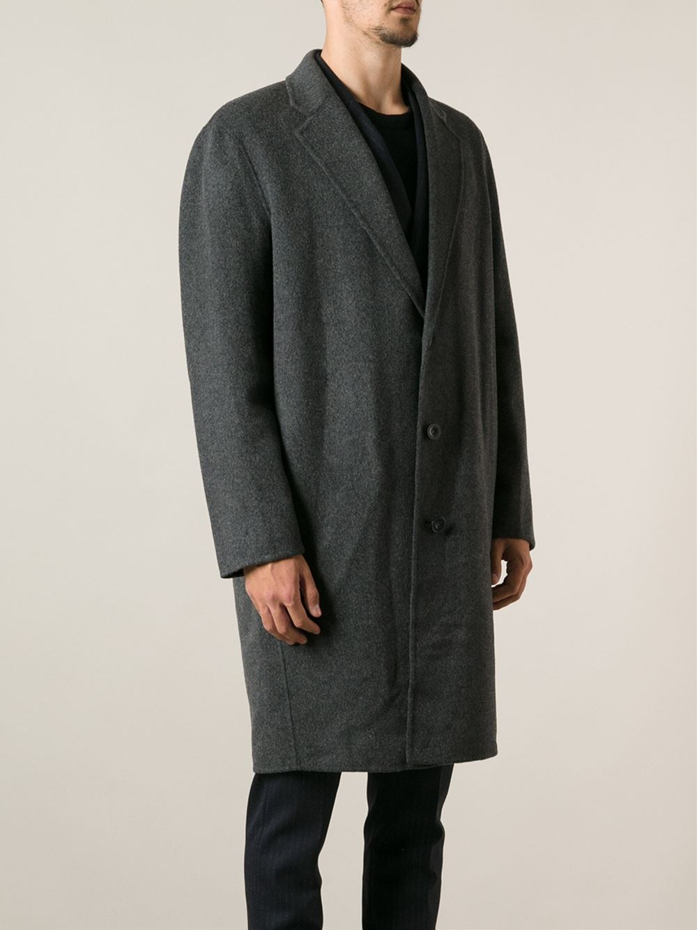 Acne Studios Charles Coat in Grey (Gray) for Men - Lyst