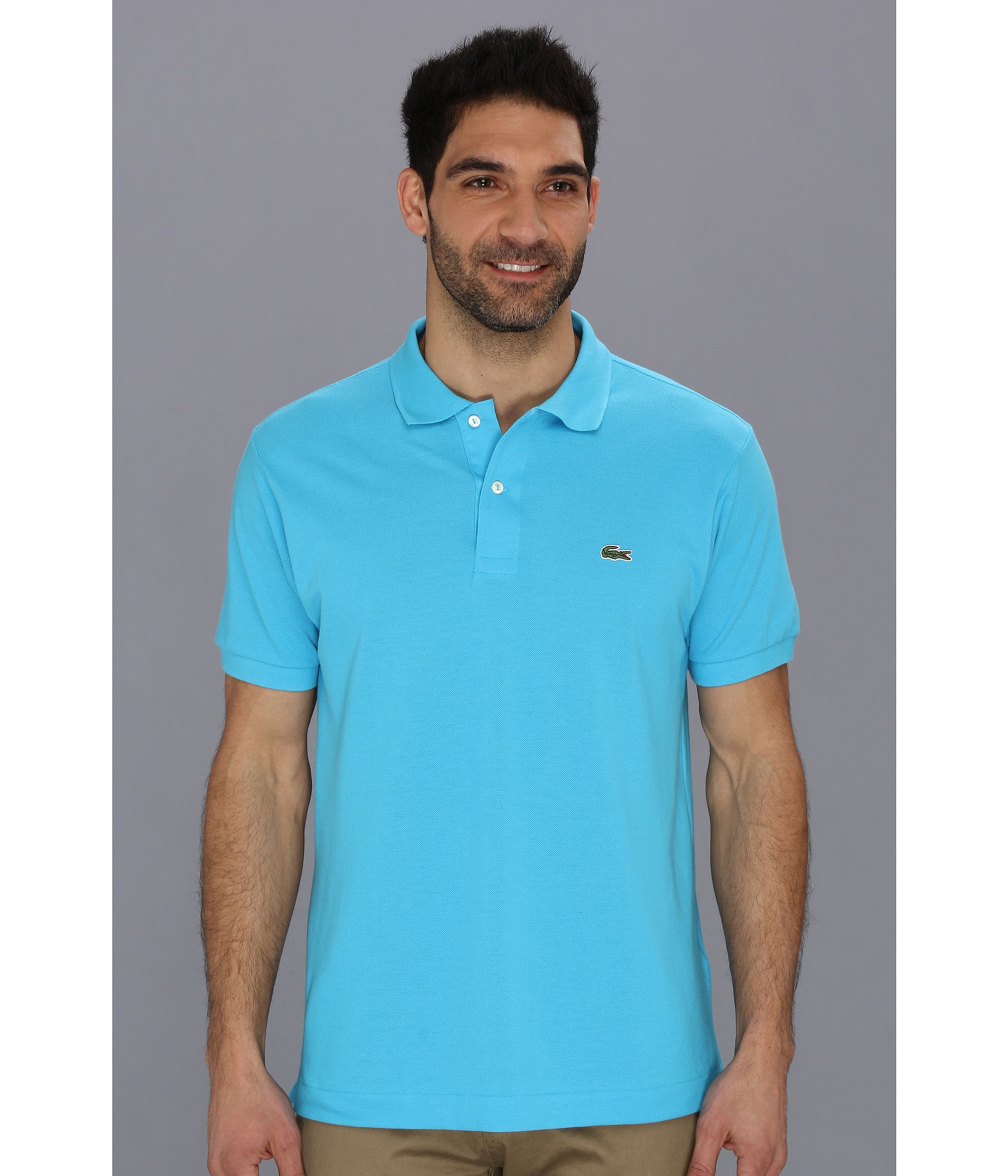 Lacoste Classic Pique Polo Shirt in Blue for Men (Quantum Blue) | Lyst