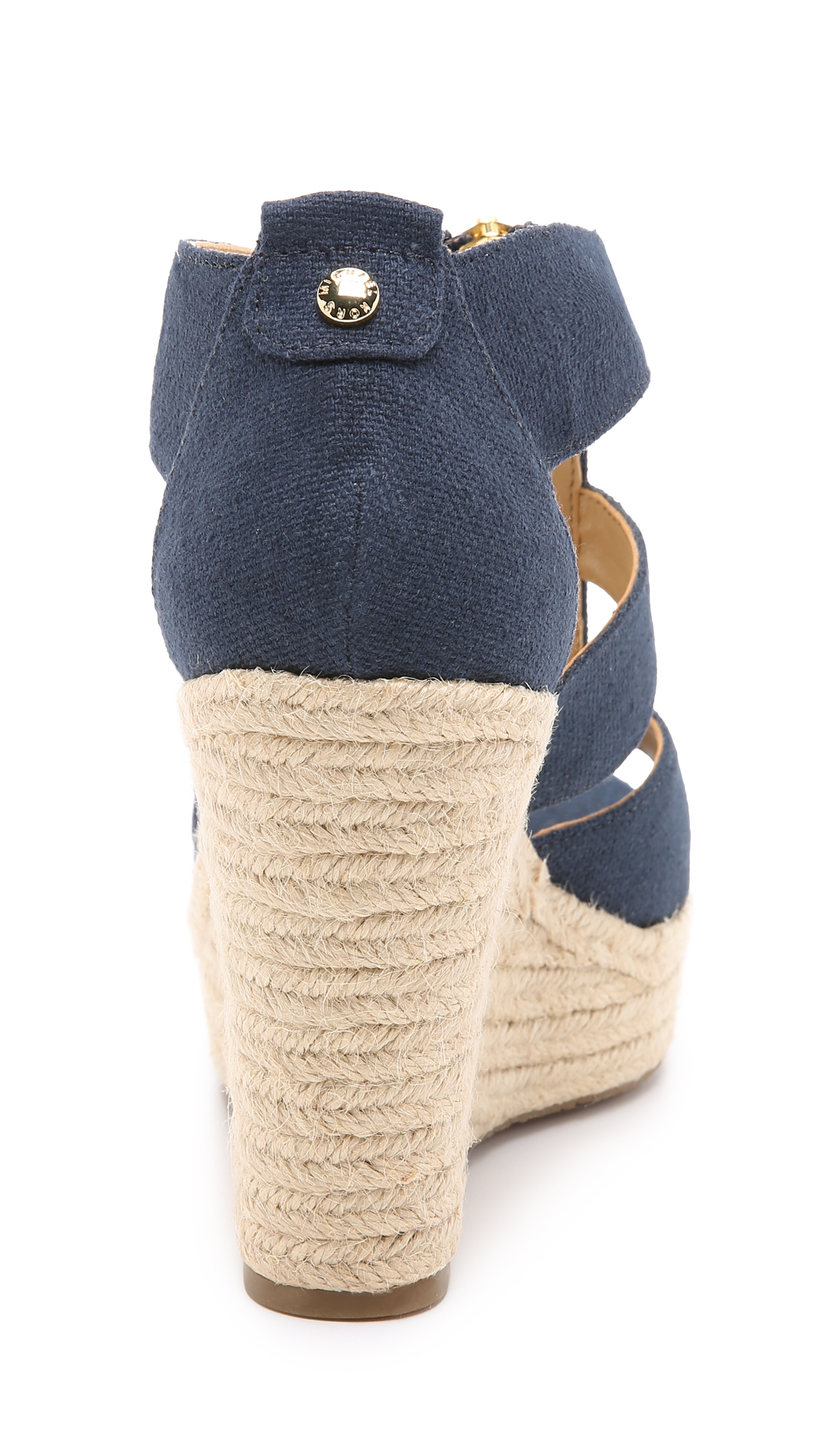 MICHAEL Michael Kors Damita Wedge Sandals in Blue | Lyst