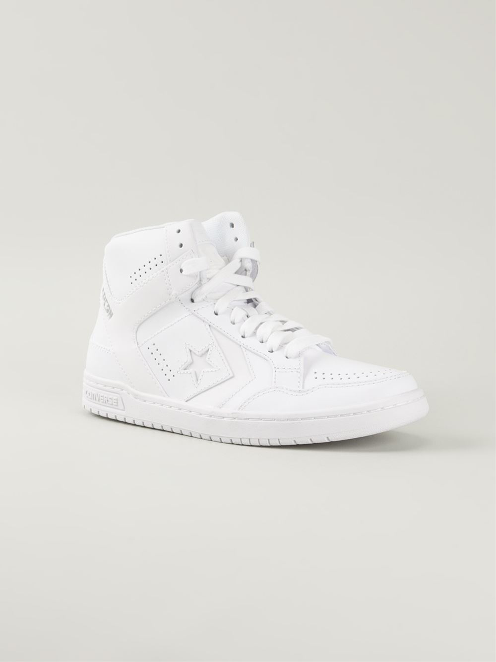 Barry erosion Ombord Converse 'Weapon' Hi-Top Sneakers in White for Men | Lyst