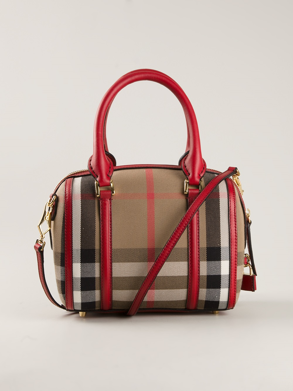Burberry 'Sartorial' Bowling Bag in Purple - Lyst