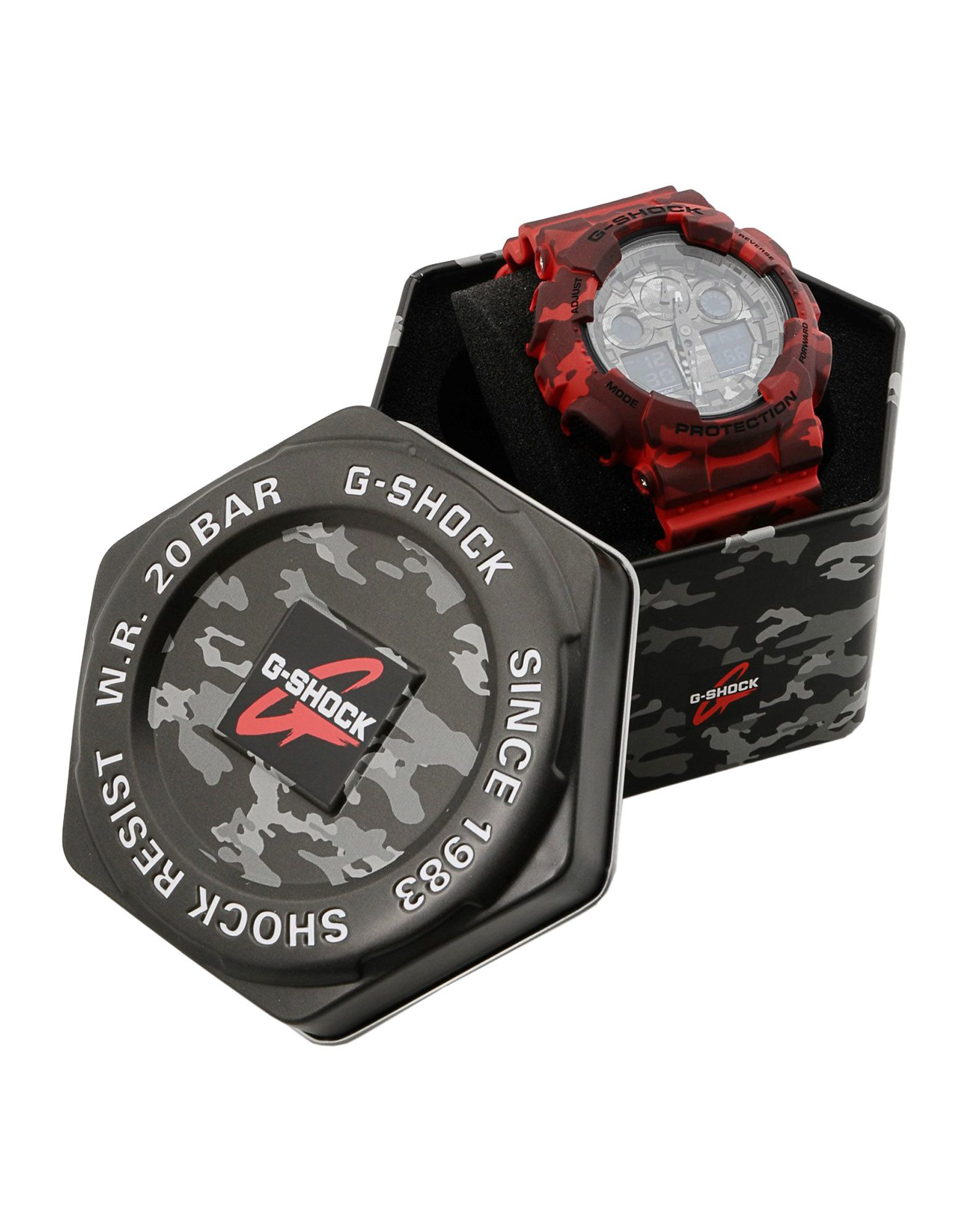 casio black red