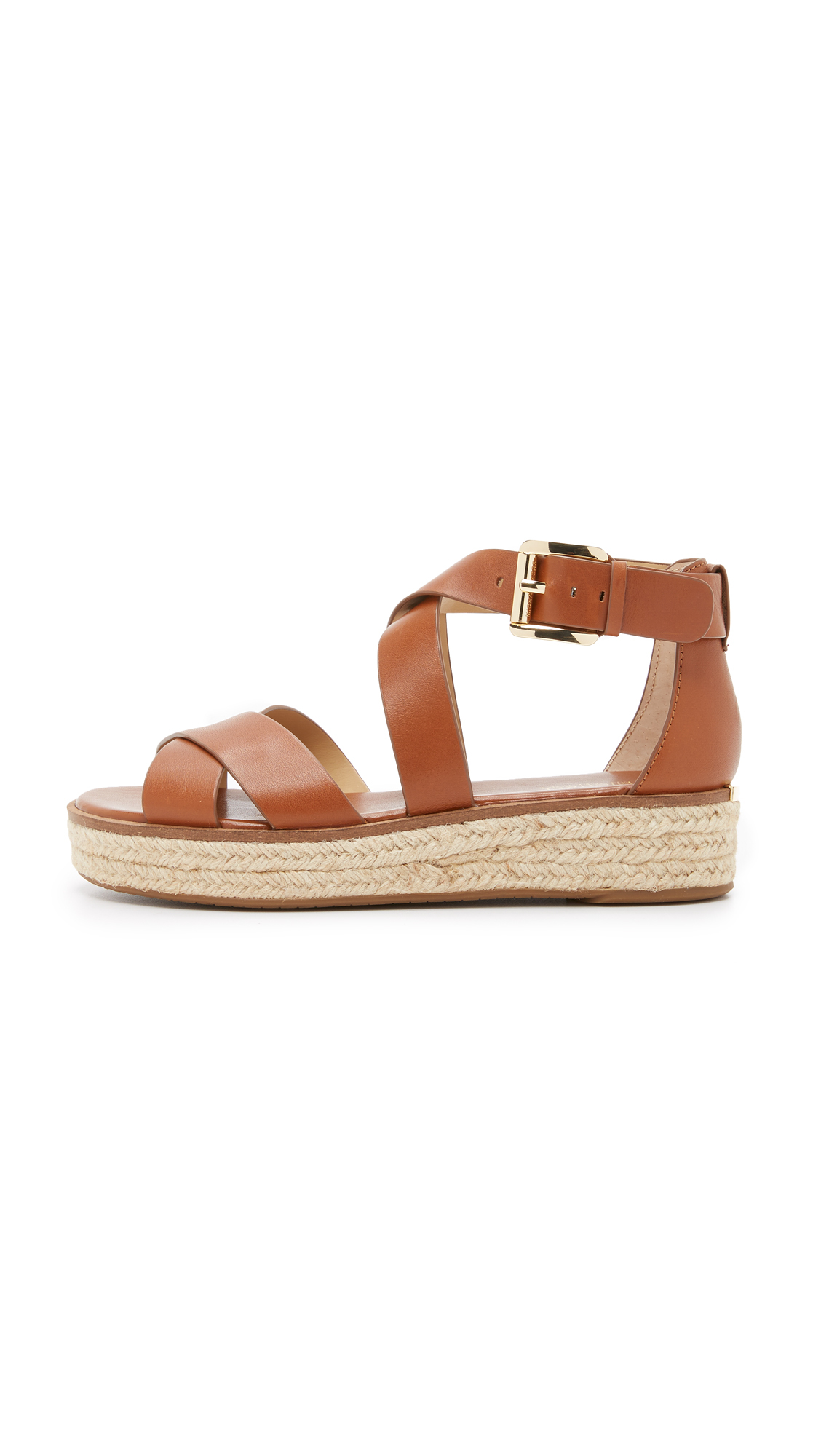 MICHAEL Michael Kors Darby Sandals in Brown | Lyst