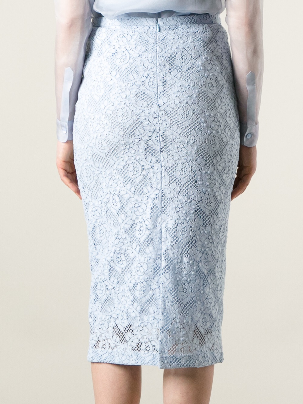 burberry lace skirt