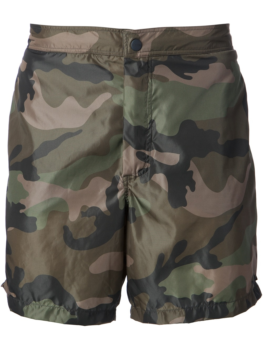 Valentino Camouflage-Print Swim Shorts in Green for Men | Lyst