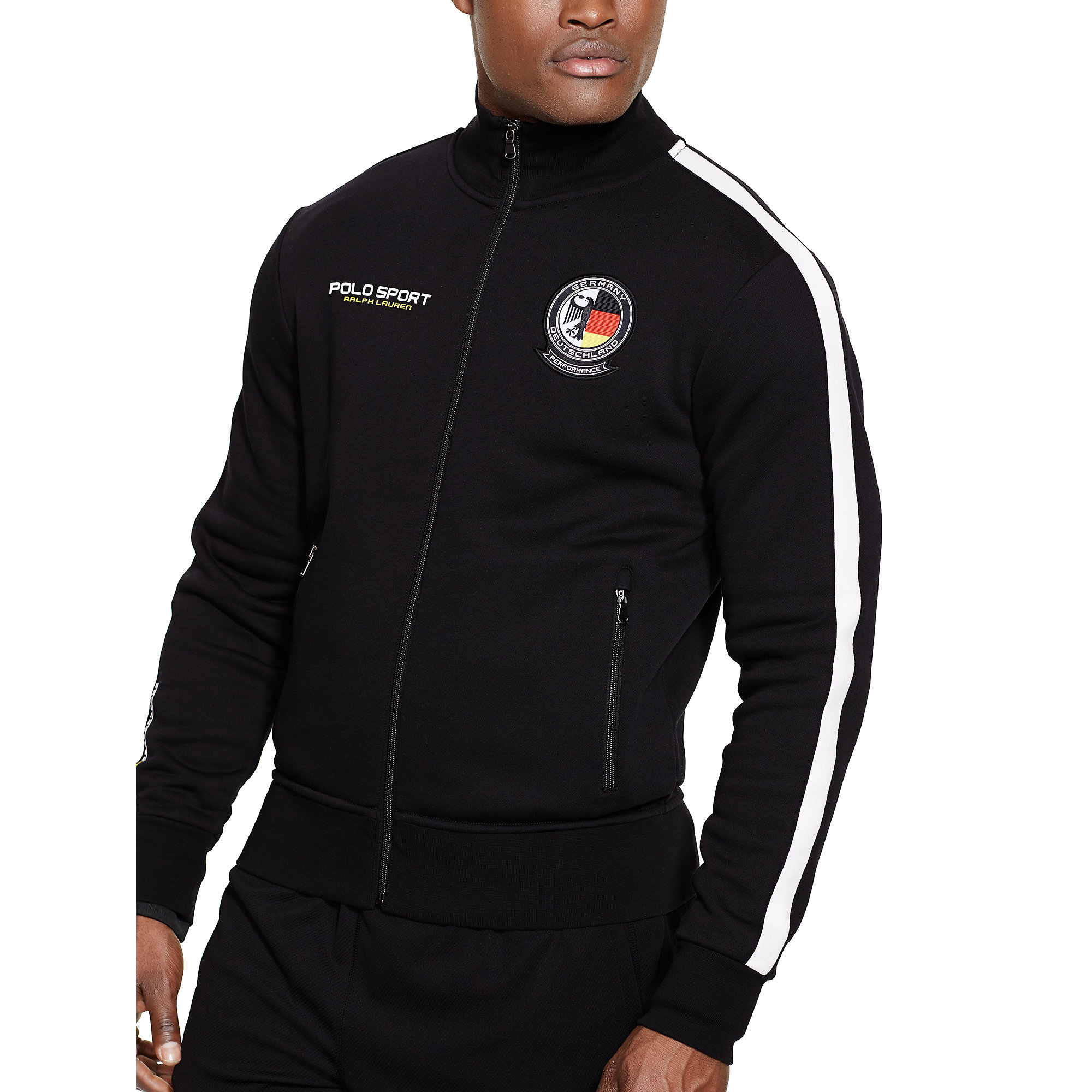For Fleece Germany Black Ralph Jacket Lauren Men A3jR54L