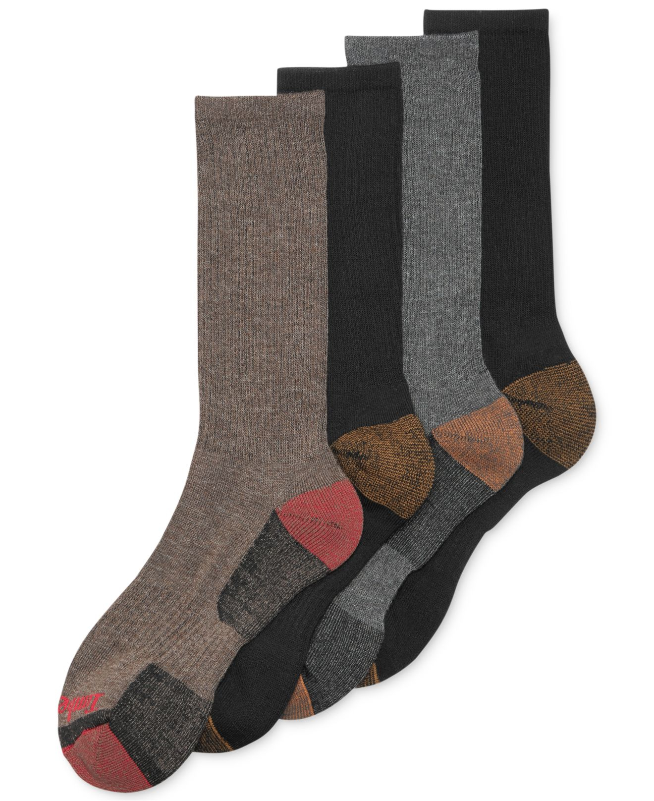 Timberland Men's Comfort Crew Socks 4-pack in Gray for Men - Lyst