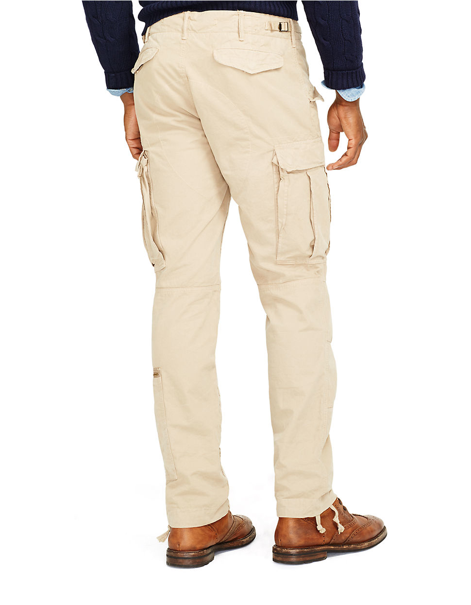Polo Ralph Lauren Cotton Military Cargo Pants in Natural for Men - Lyst