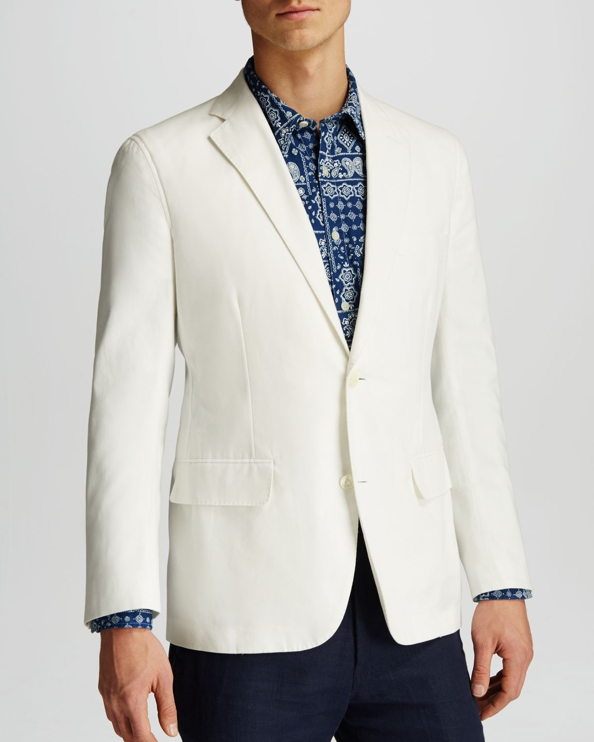white cocktail jacket