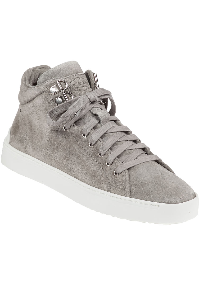 Rag & bone Kent High Top Sneaker Grey Suede in Gray | Lyst