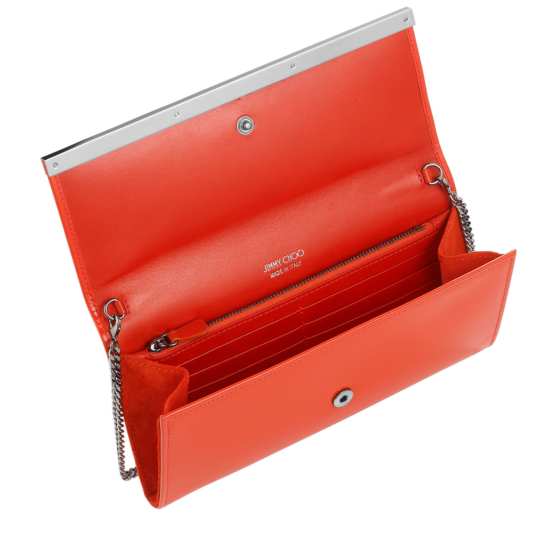 jimmy choo orange purse
