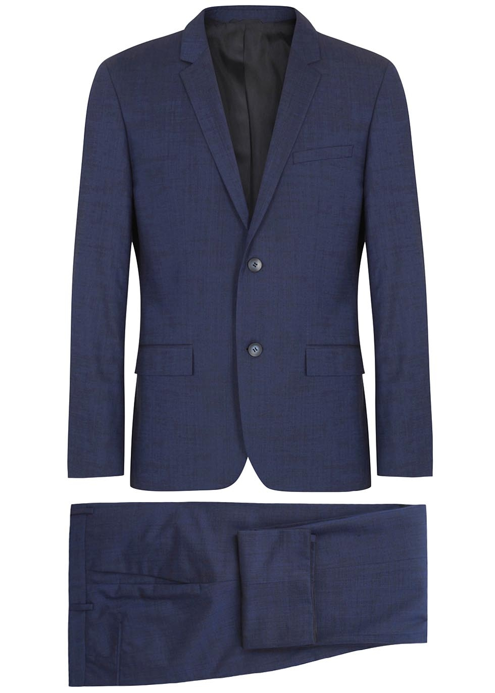 Calvin Klein Tate Paris Navy Wool Blend Suit in Blue for Men - Lyst