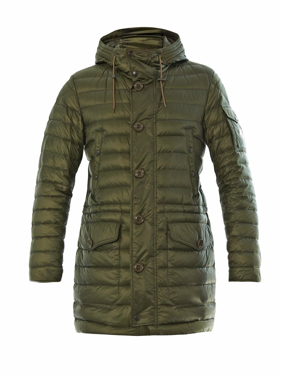 green long down jacket