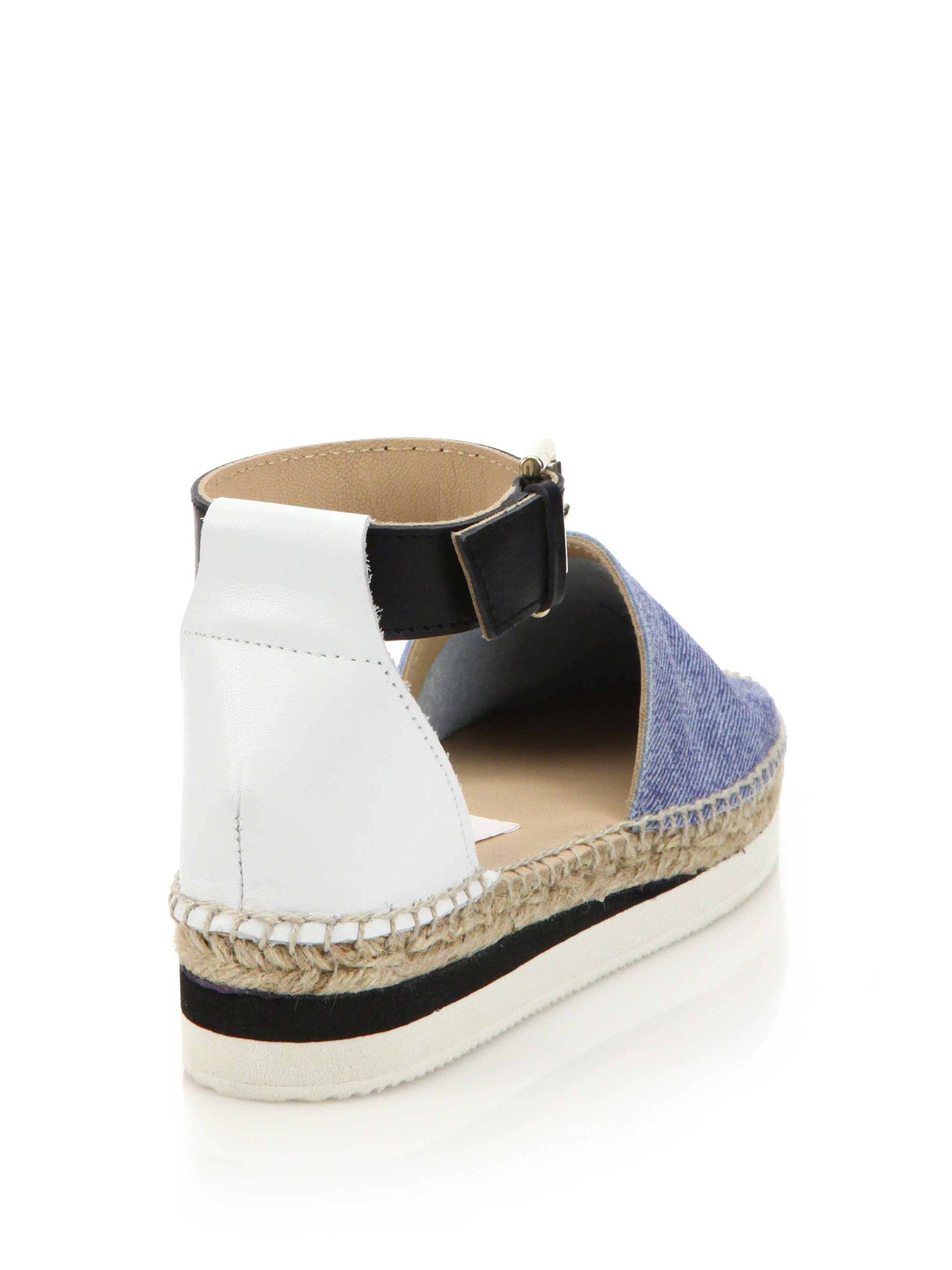 see by chloe ankle strap espadrilles