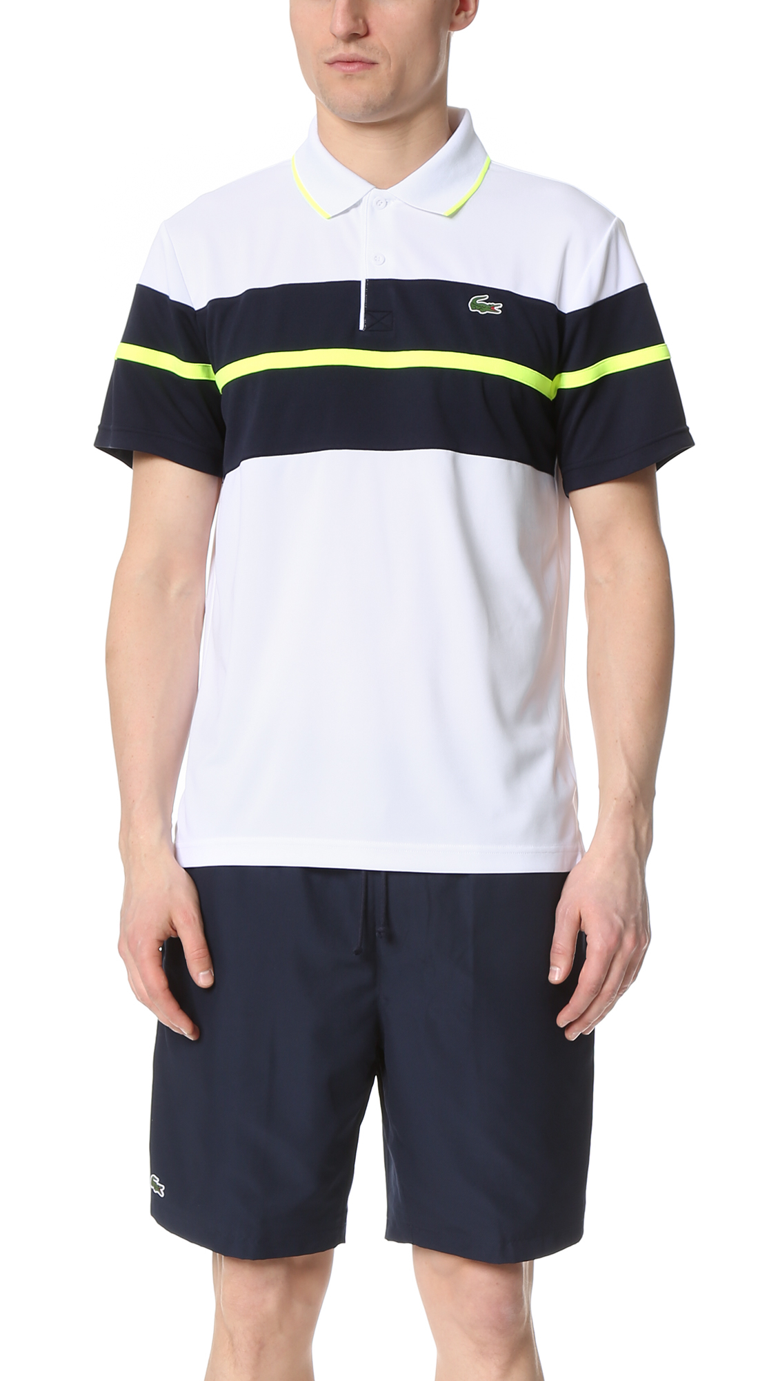 lacoste t shirt and shorts