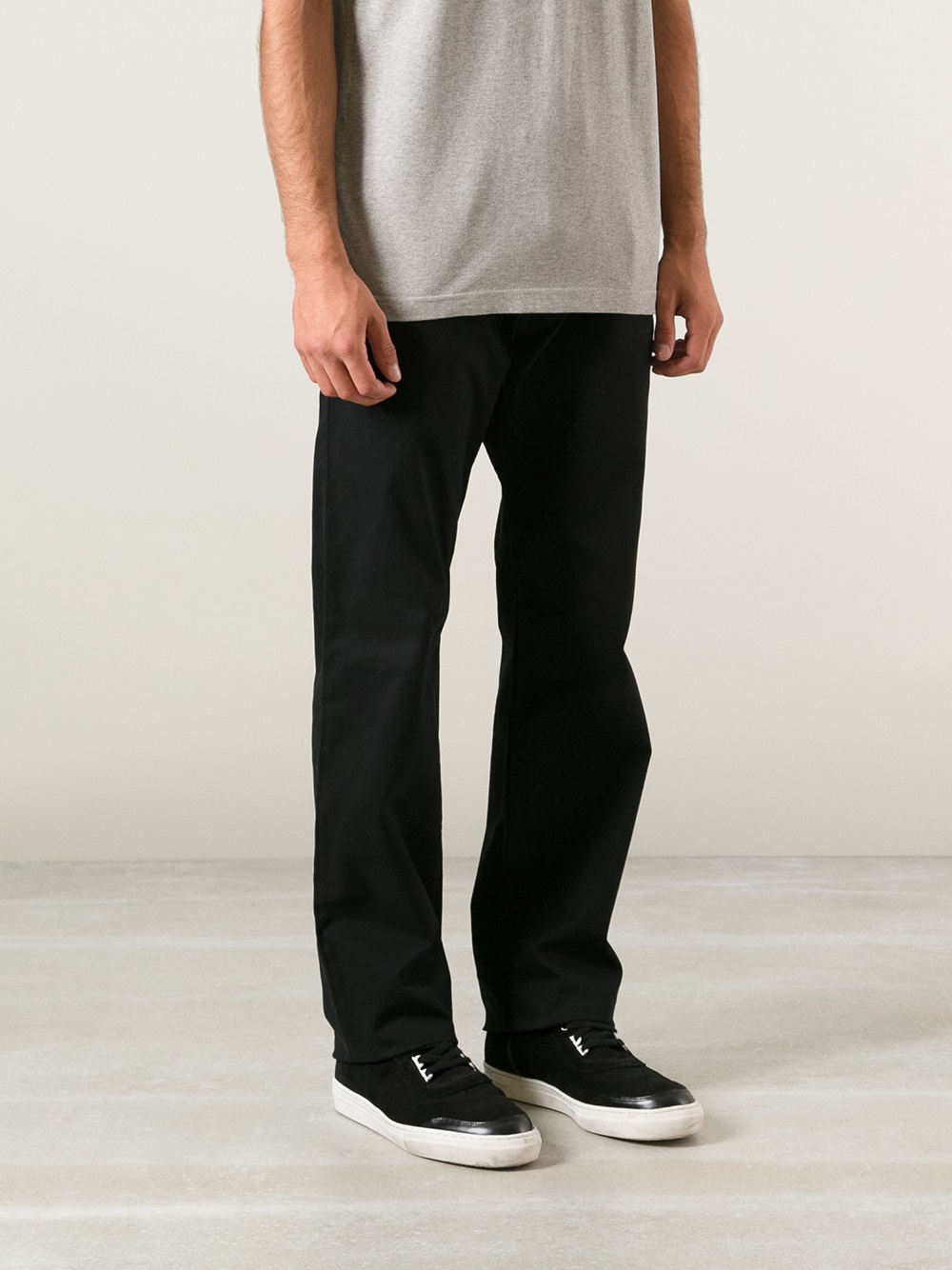 Armani Jeans Slim Fit Jeans in Black for Men | Lyst
