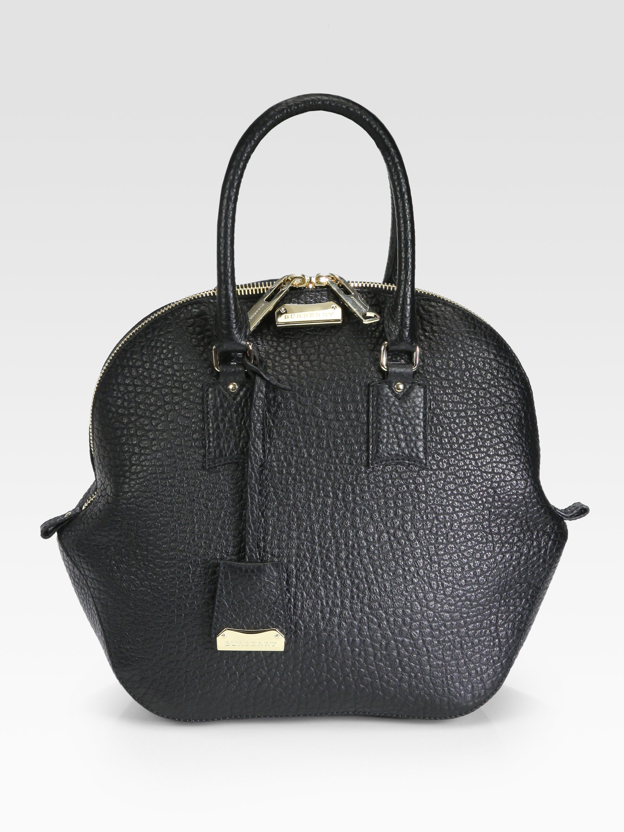 Lyst Burberry Orchard Bowling Bag in Black