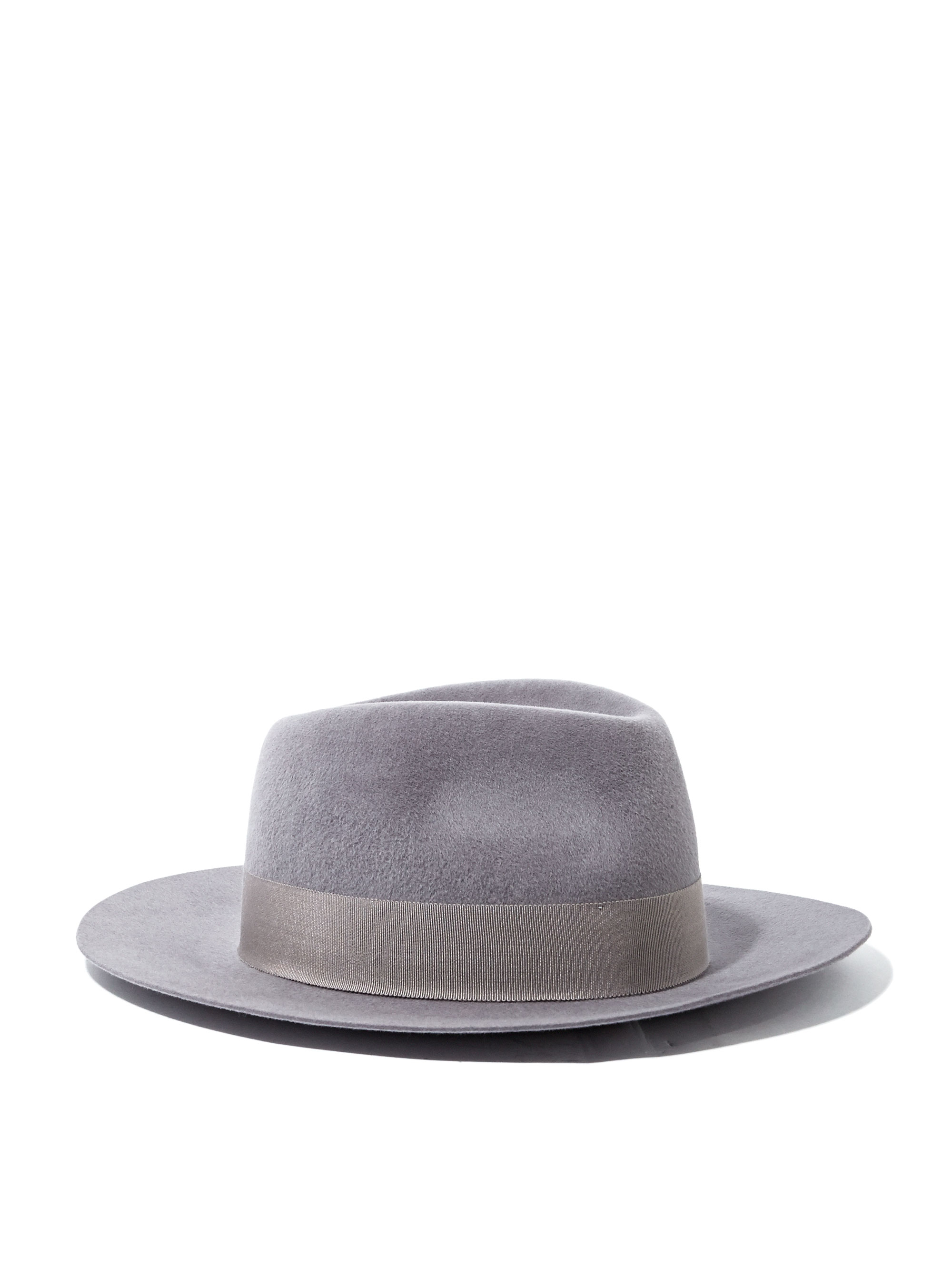 men's gray fedora hats
