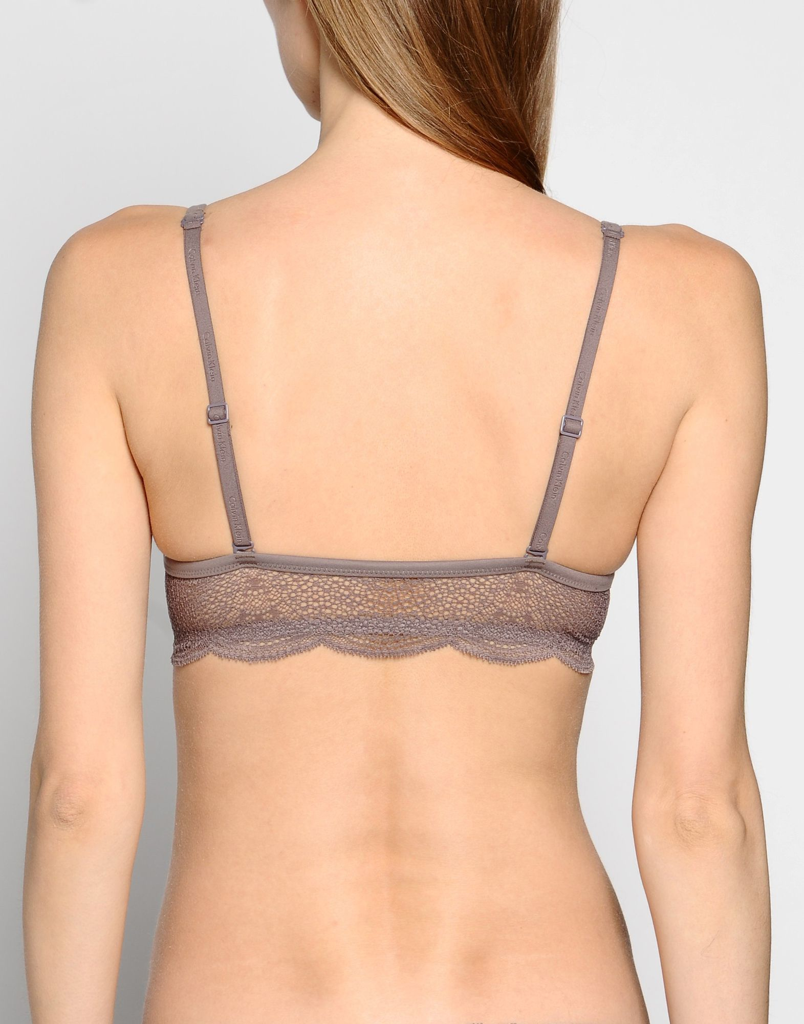 Calvin klein Bra in Gray | Lyst