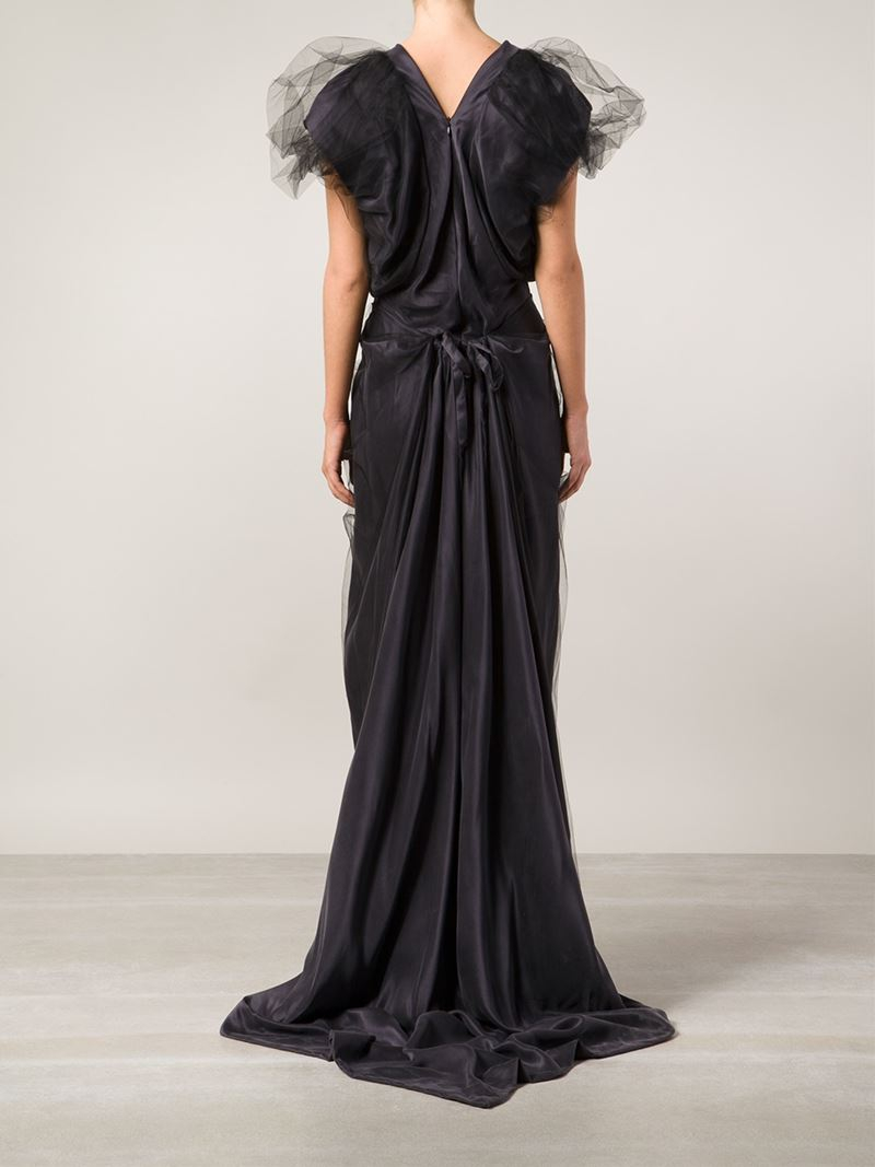 Vivienne Westwood Silk 'giselle' Dress in Black - Lyst