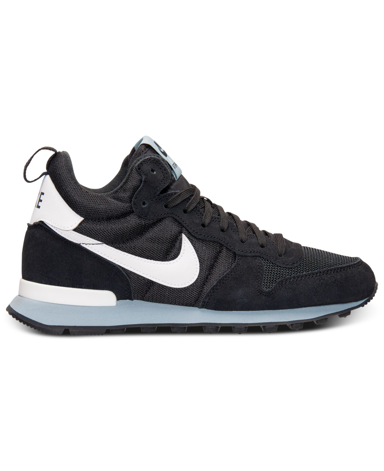nike internationalist mid black