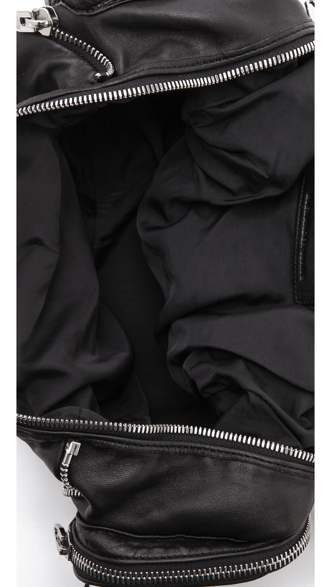 Alexander Wang Jane Leather Bag in Black | Lyst