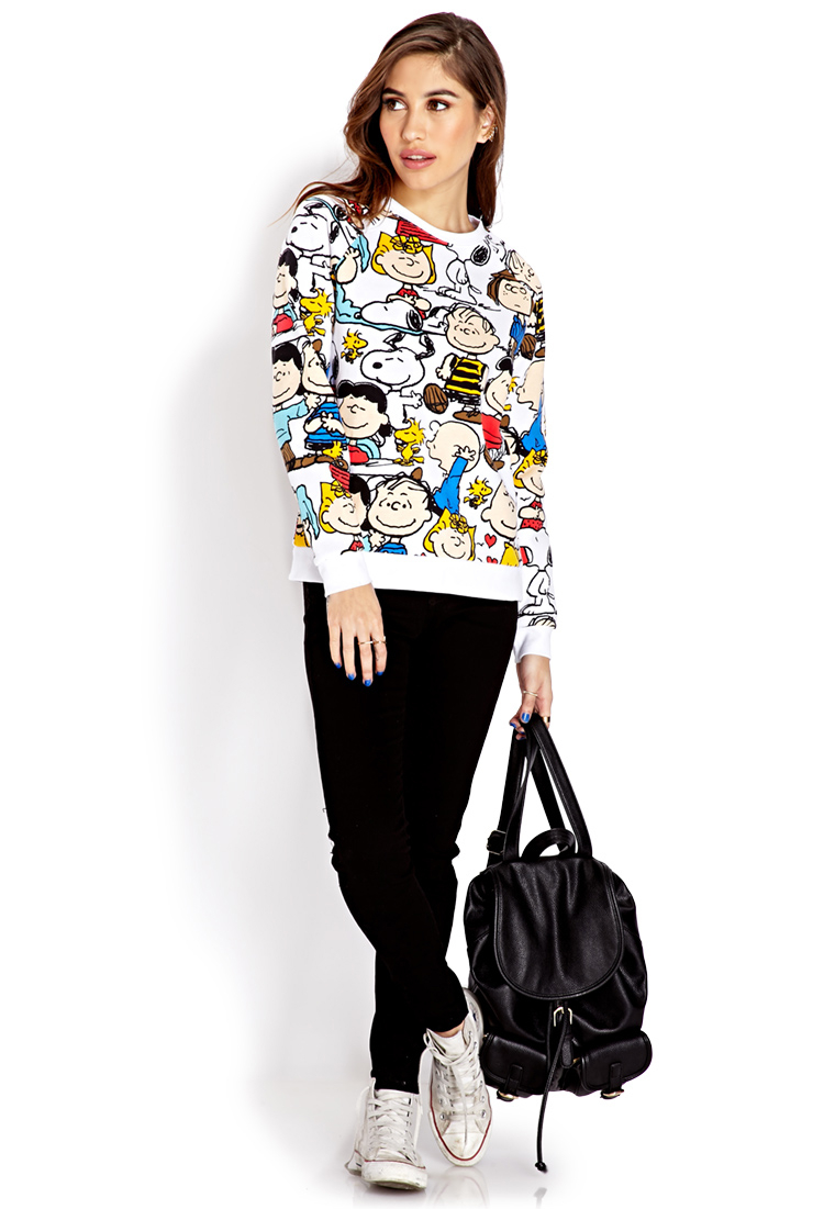 snoopy sweater forever 21