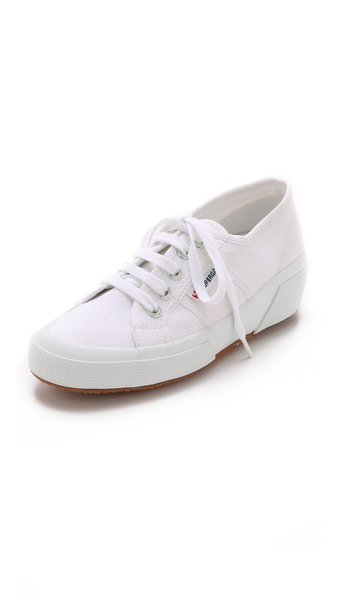 Superga 2904 Cotu Wedge Sneakers - White in White | Lyst