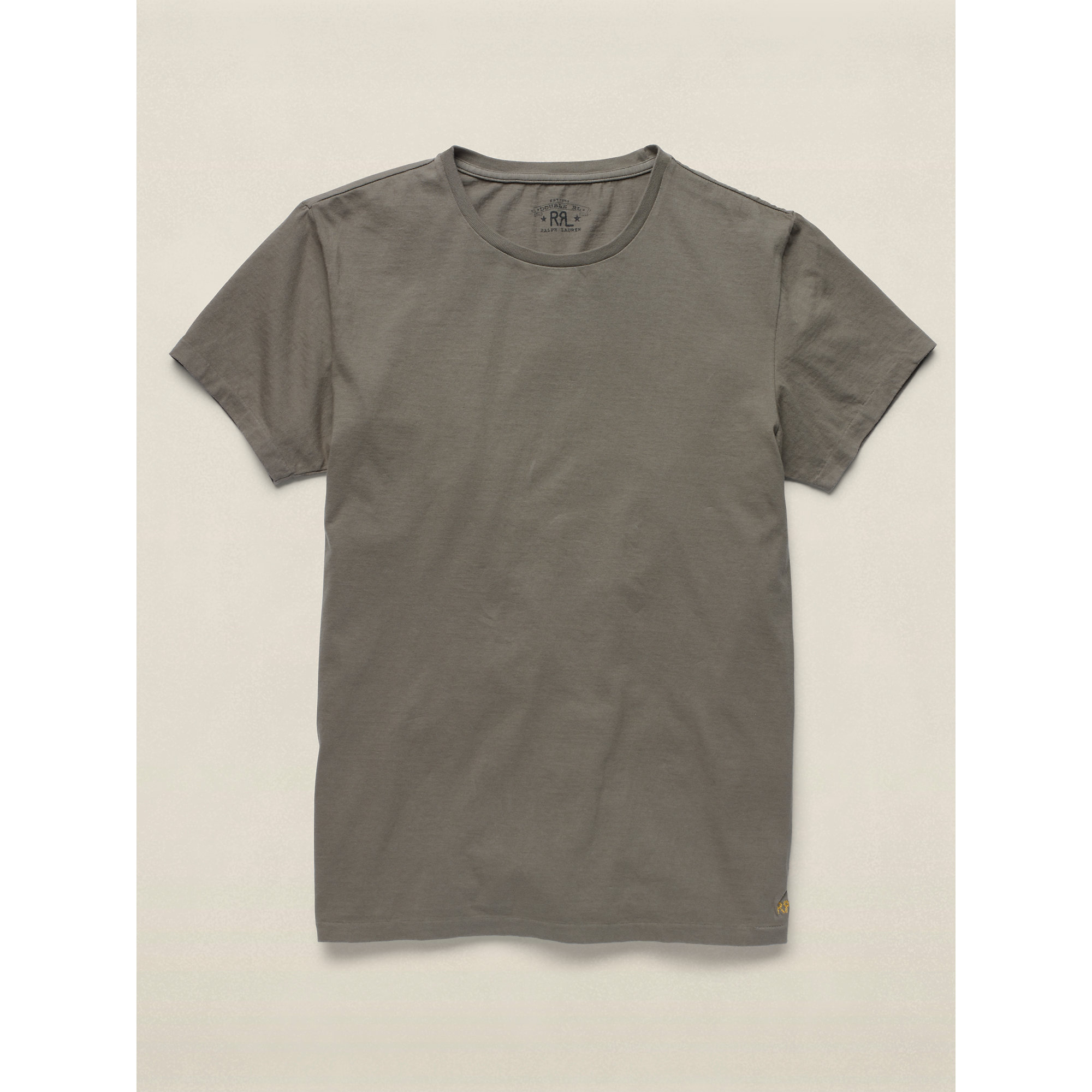 Rrl Cotton Jersey Crewneck T Shirt In Green For Men Lyst