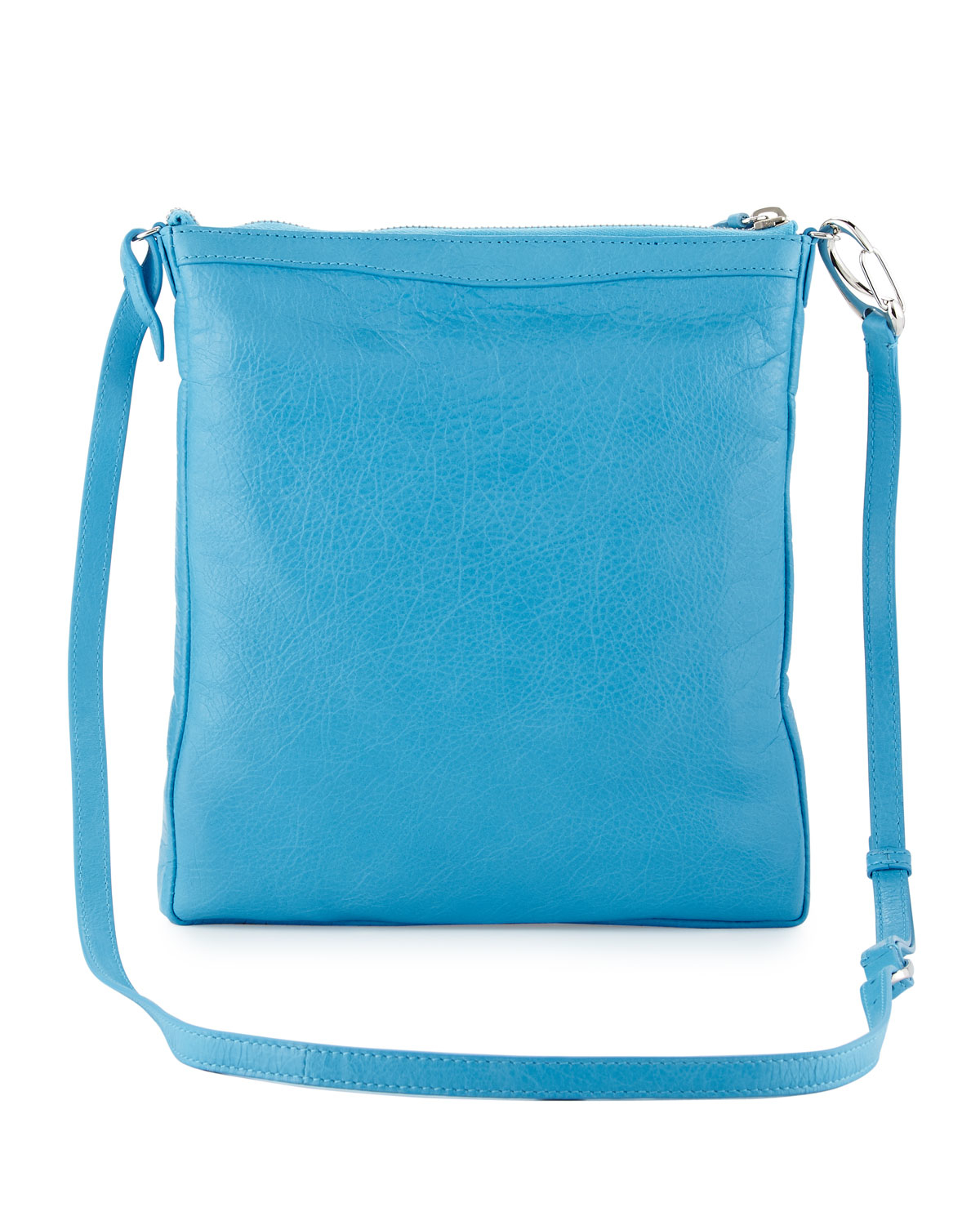 bright blue crossbody bag