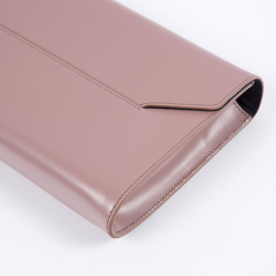 dusty pink clutch