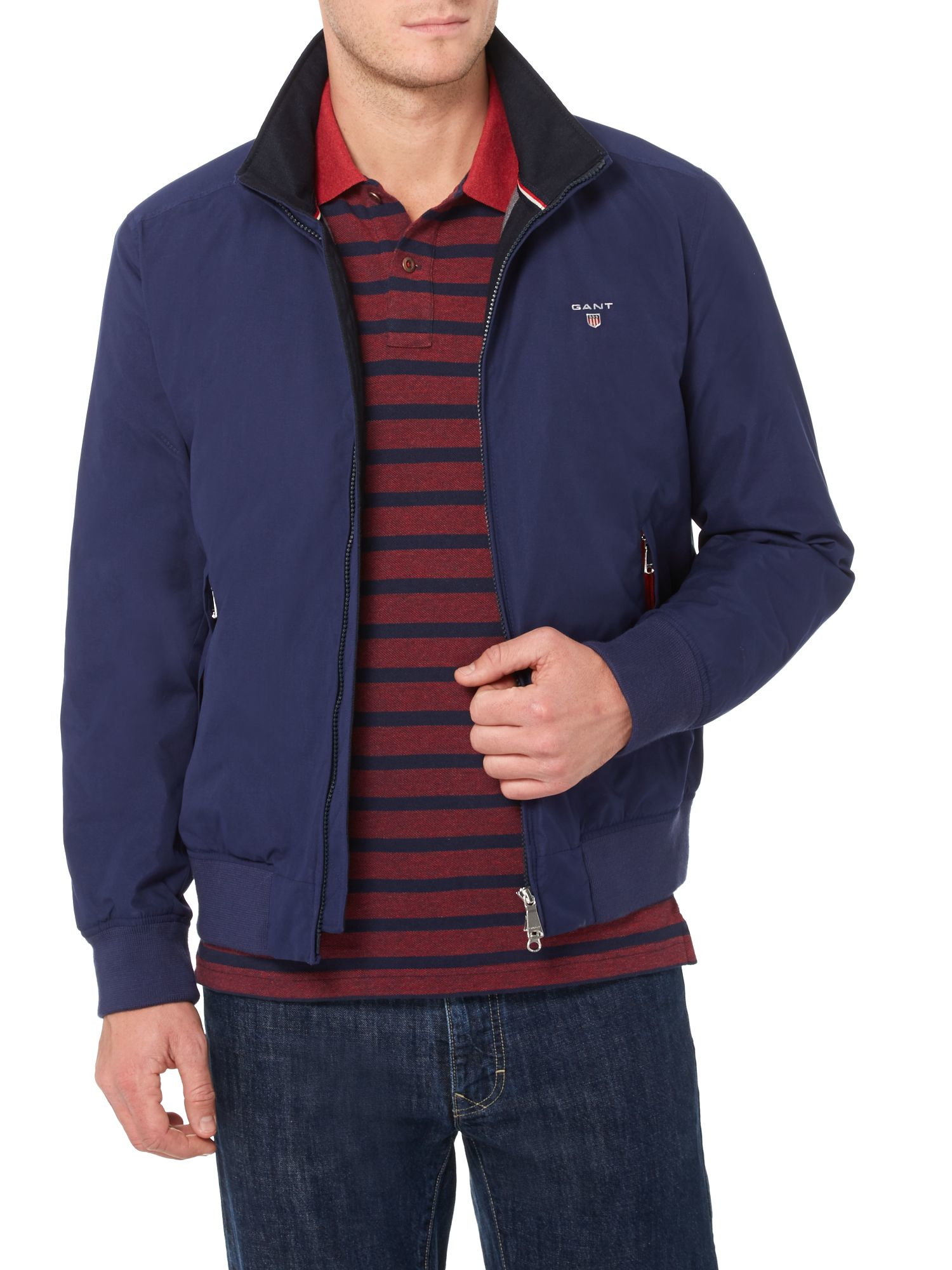 GANT Synthetic New Hampshire Jacket in Dark Blue (Blue) for Men - Lyst
