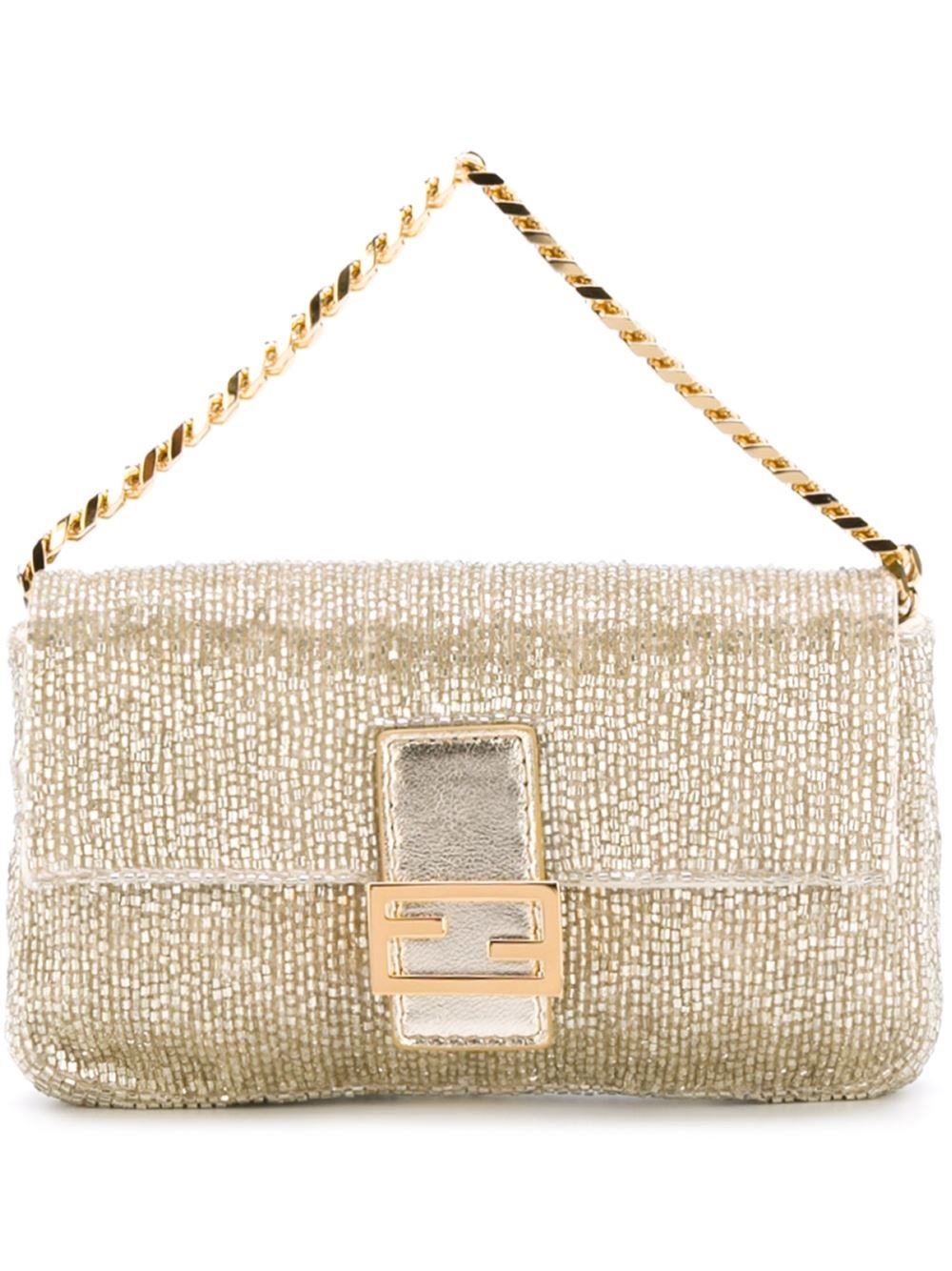 fendi micro flat baguette