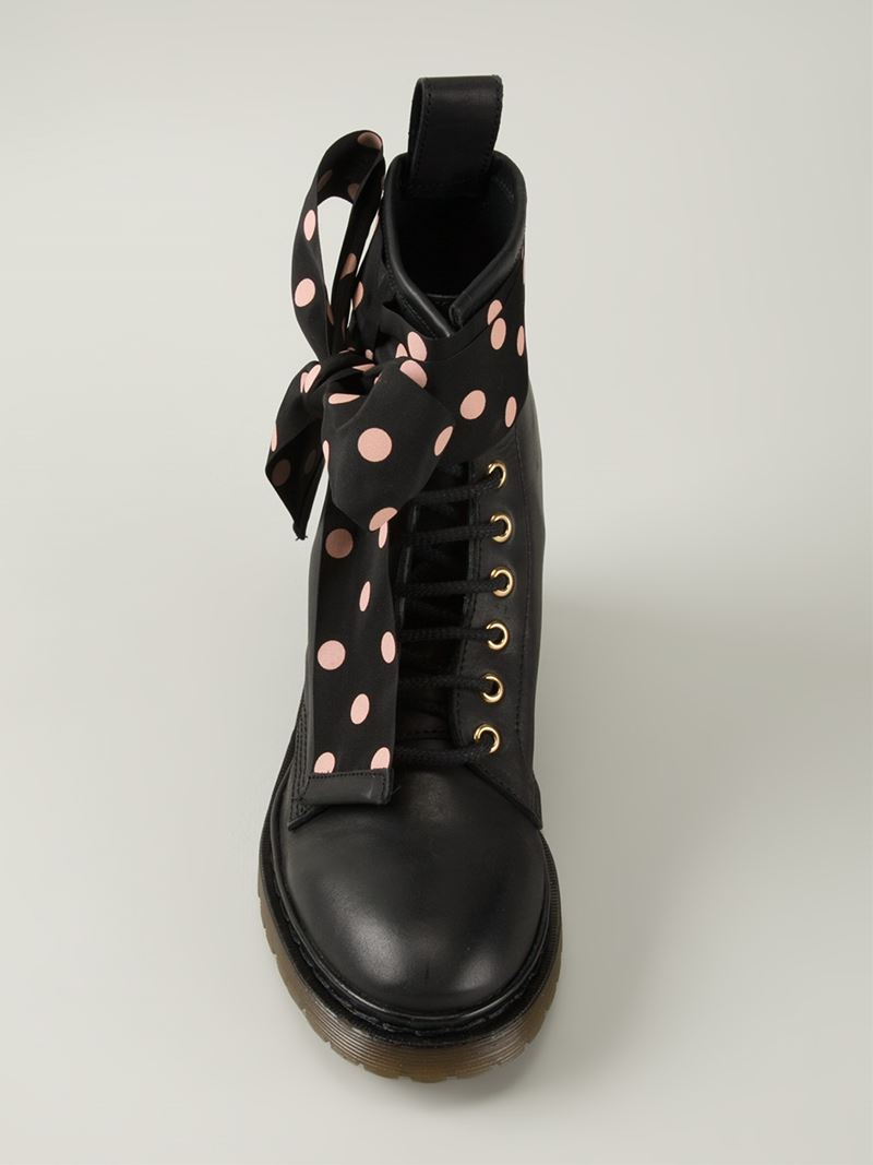 red valentino combat boots