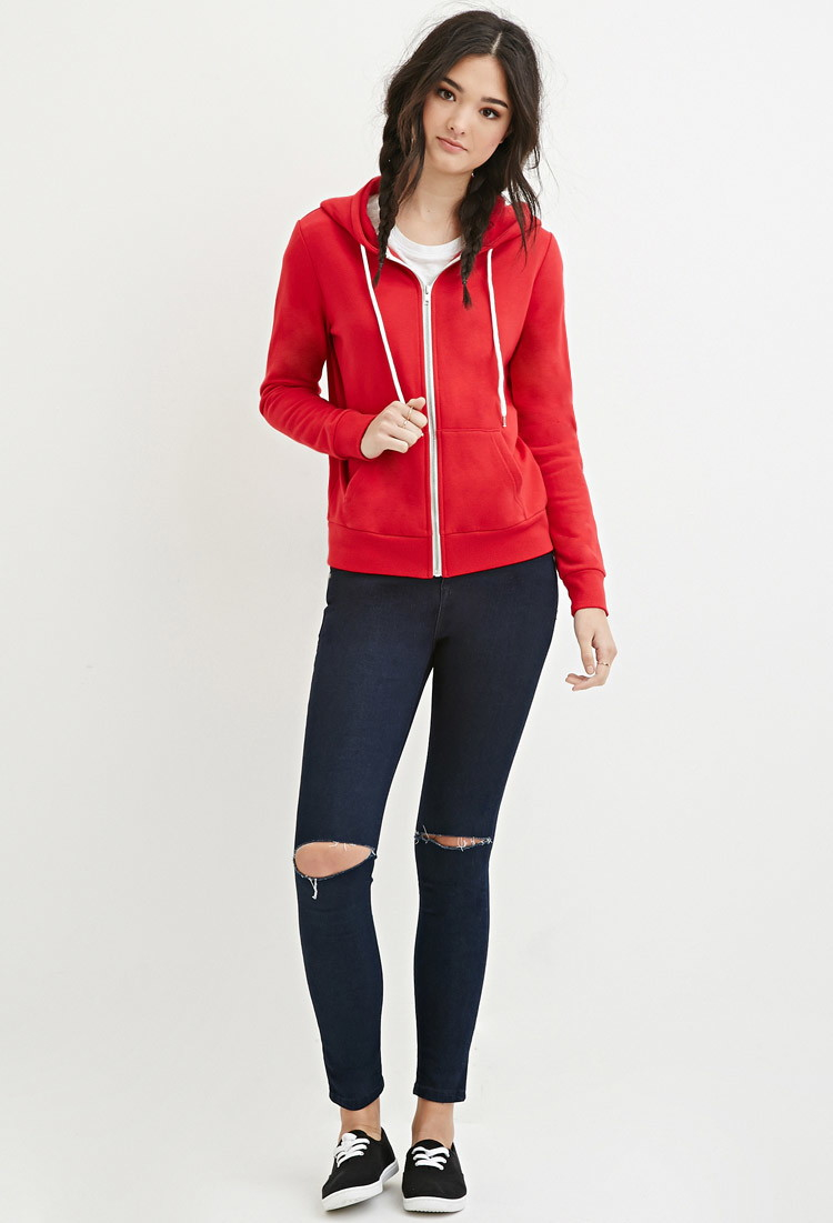 forever 21 red sweatshirt