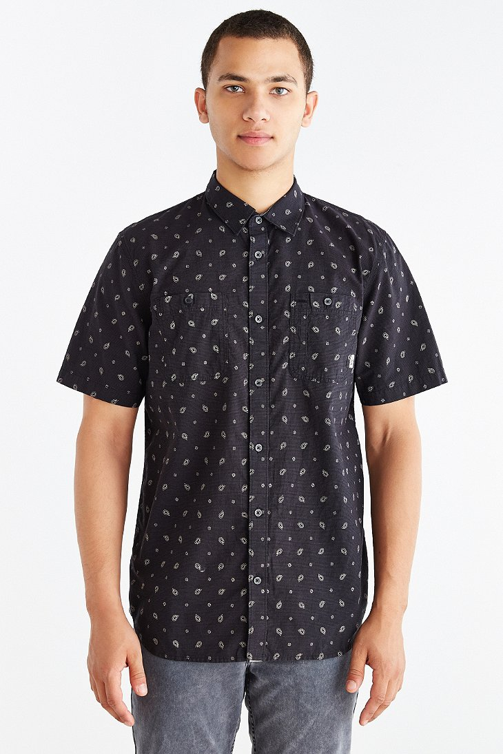 vans short sleeve button down