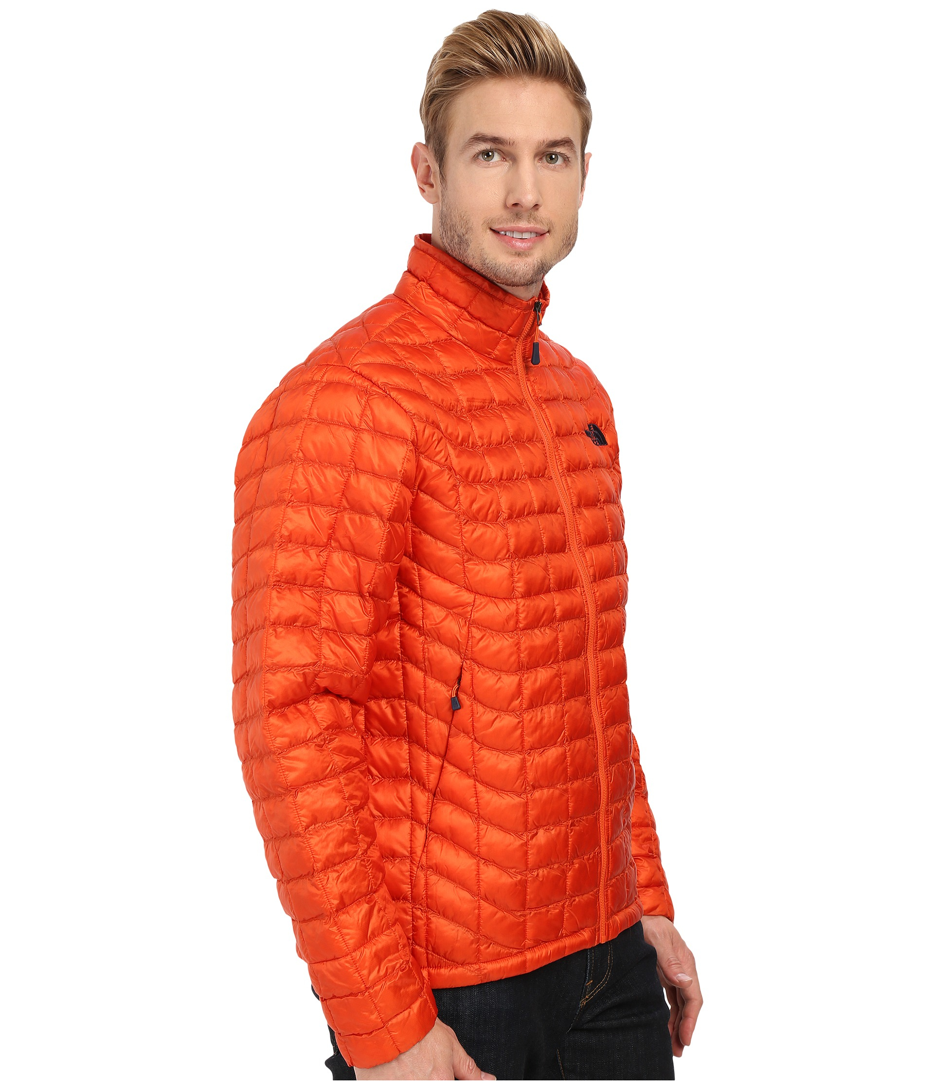 The North Face Synthetic Thermoball™ Full Zip Jacket in Papaya Orange  (Orange) for Men | Lyst