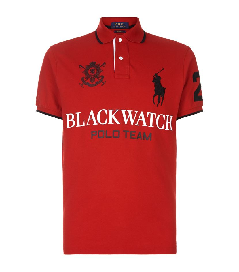 polo black watch t shirt