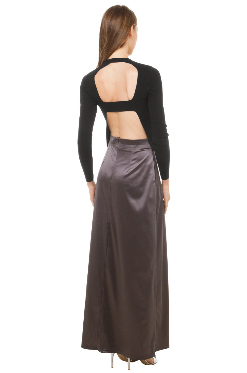 mid length satin skirts twin