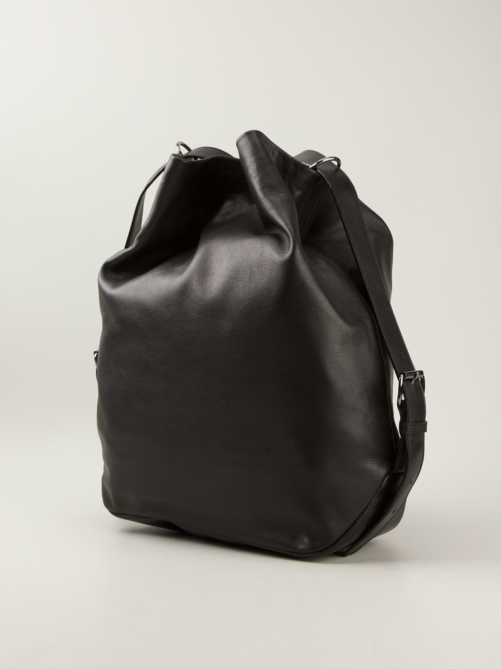 Lyst - Carven Full Grain Bucket Bag in Black for Men