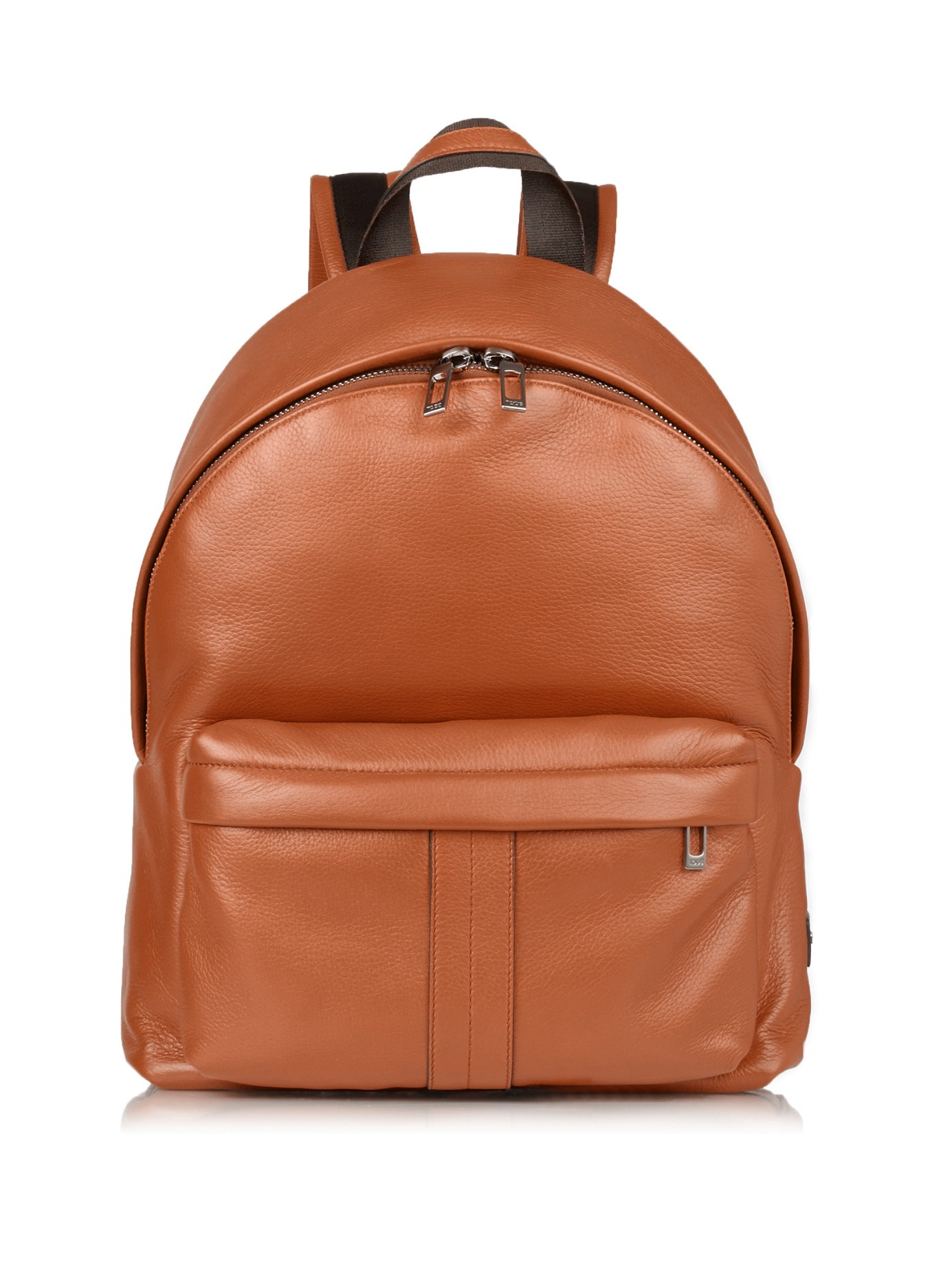 Tod's Zaino Grained-leather Backpack in Brown for Men | Lyst