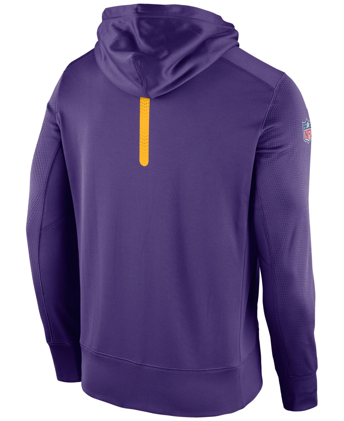 Nike Men's Minnesota Vikings Sideline Ko Fleece Full-zip Hoodie in Purple/Gold  (Purple) for Men - Lyst