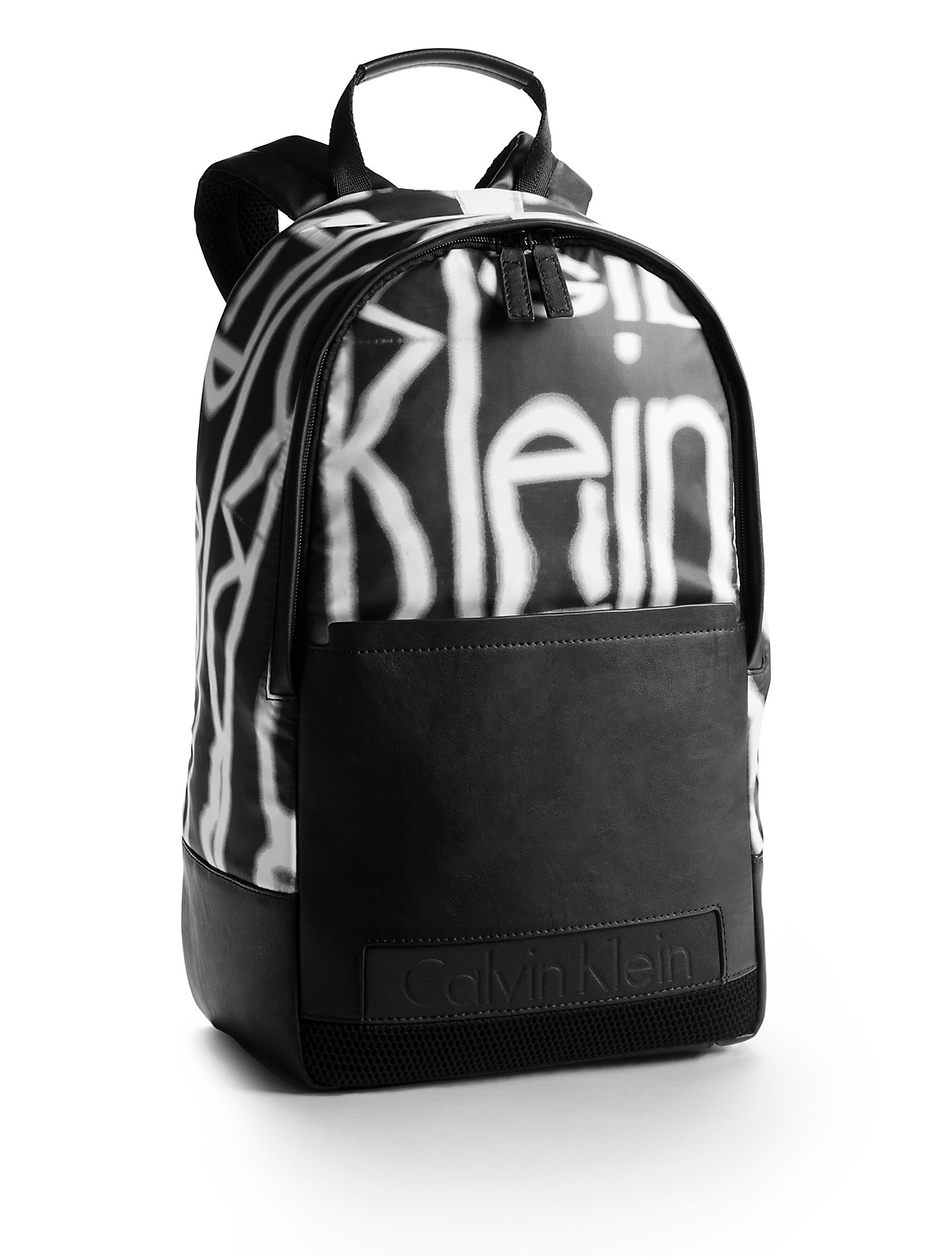 Calvin klein Austin Abstract Logo Sporty Backpack in Black Lyst