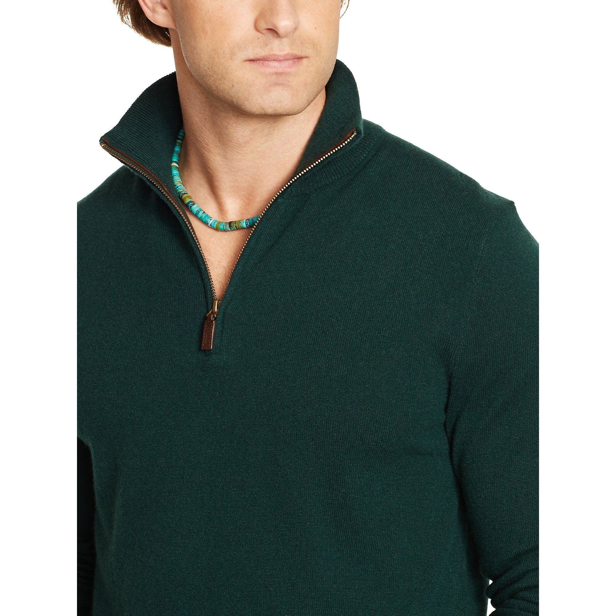 ralph lauren half zip green