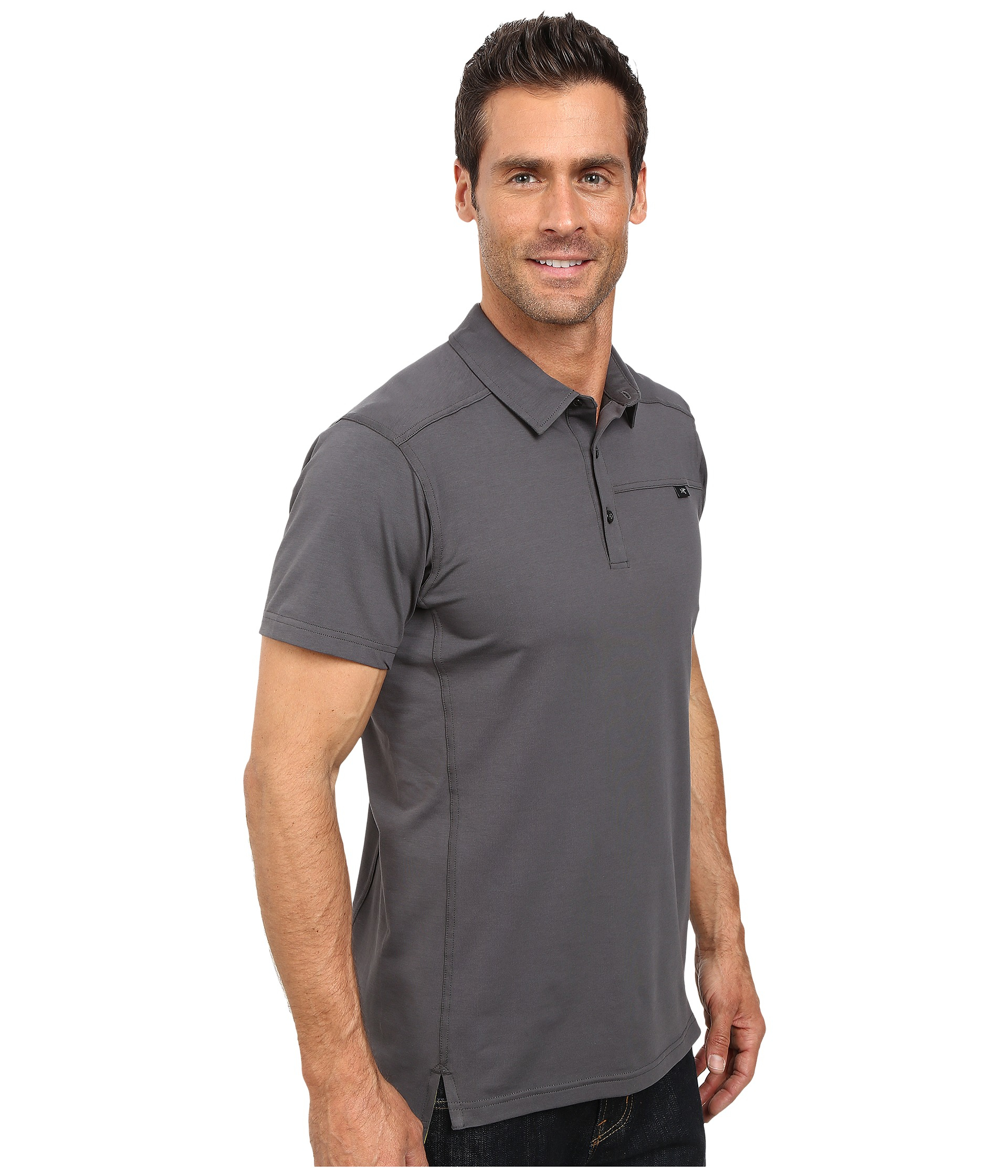 Arc'teryx Captive Polo S/S in Gray for Men (Iron Anvil) | Lyst