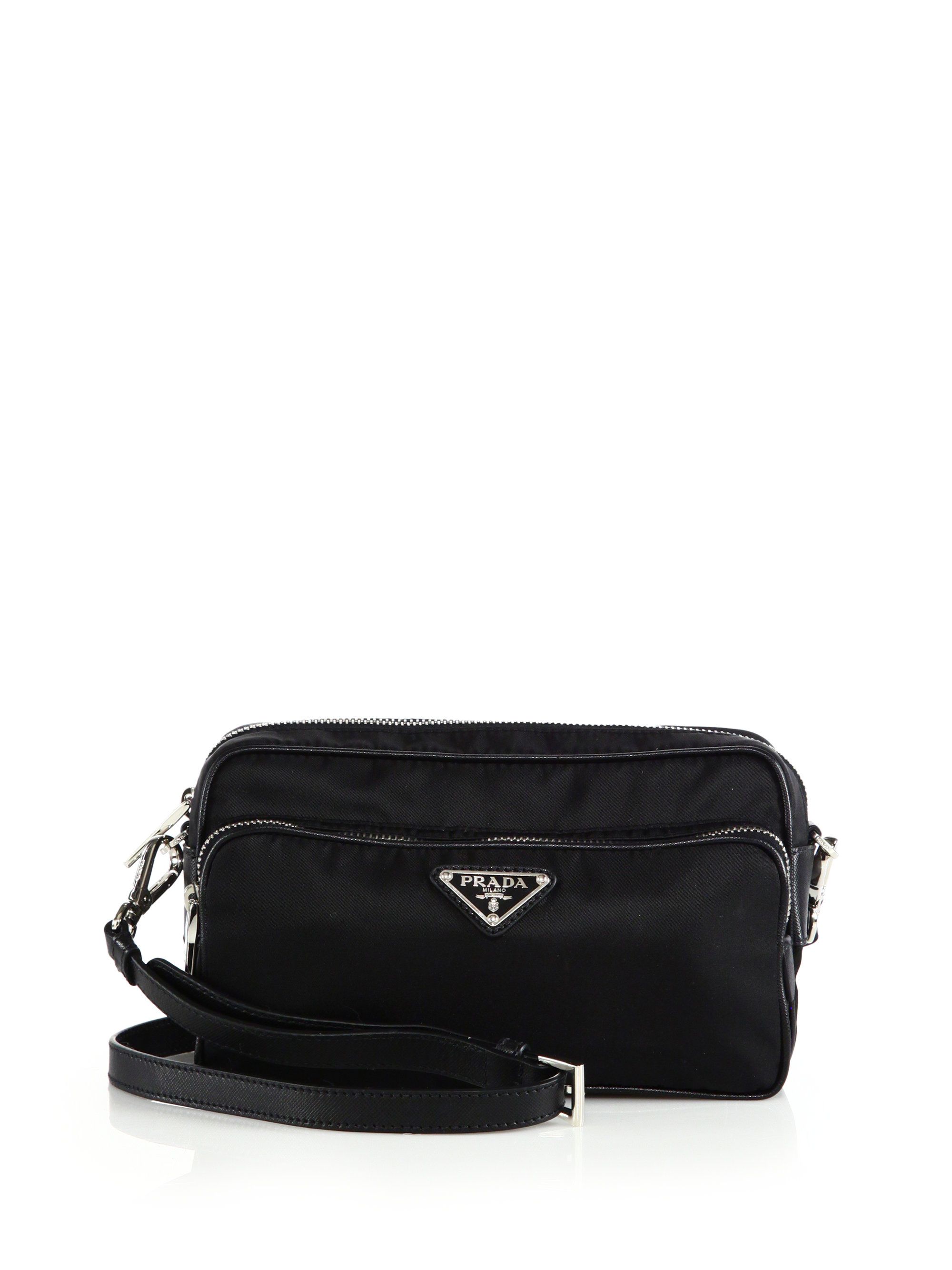 tas sling-bag Prada Camera Bag Nylon Black GHW Sling Bag